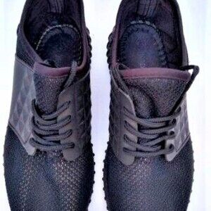 Honey Bunny Kids Size 3 Sneakers Black Lace Up Shoes